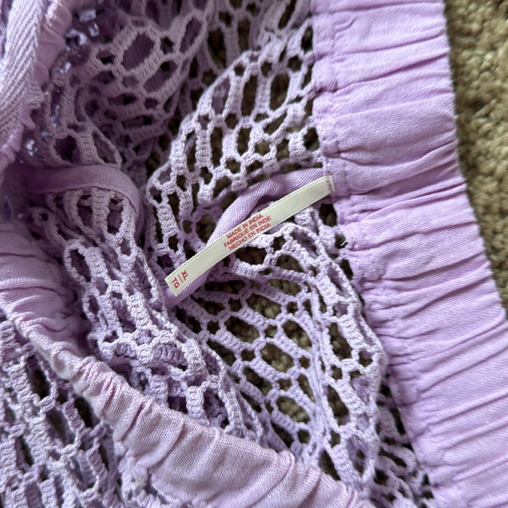 Free People Lavender Knit Swim Coverup Set - Picture 4 of 4